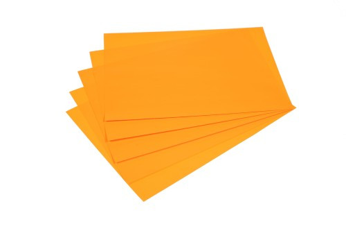 Papier samoprzylepny  A4 (20) pomarańczowy ( fluo )  Kreska